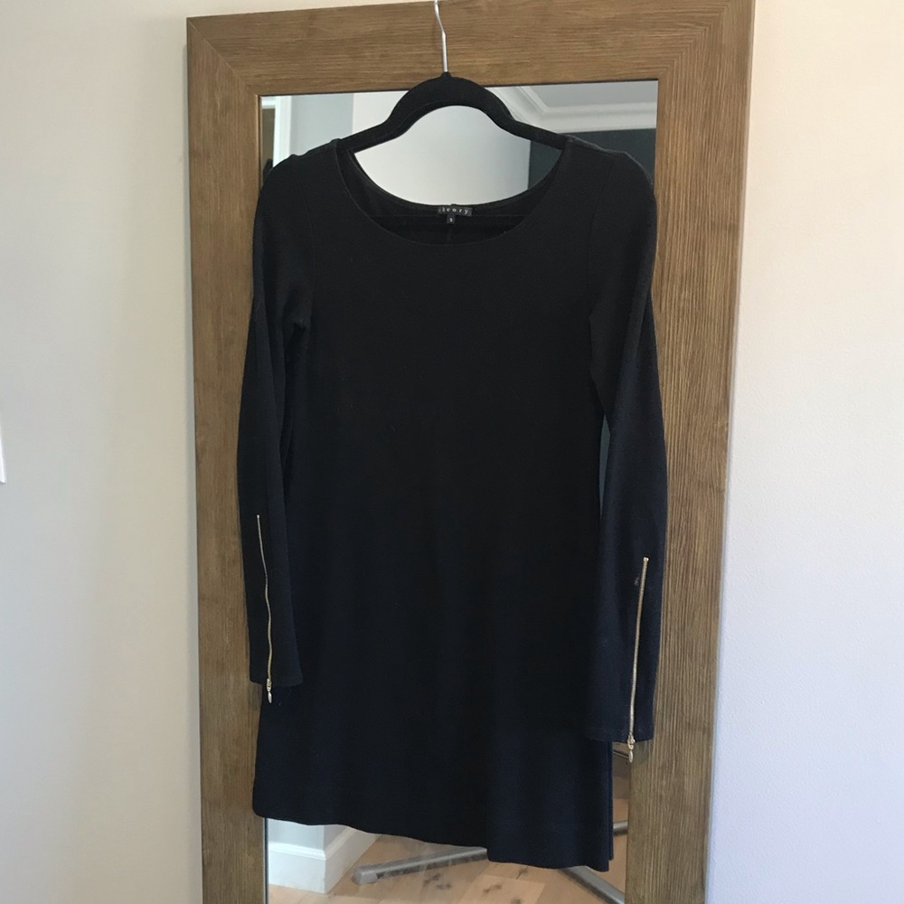 Black Theory dress w/ gold zippers